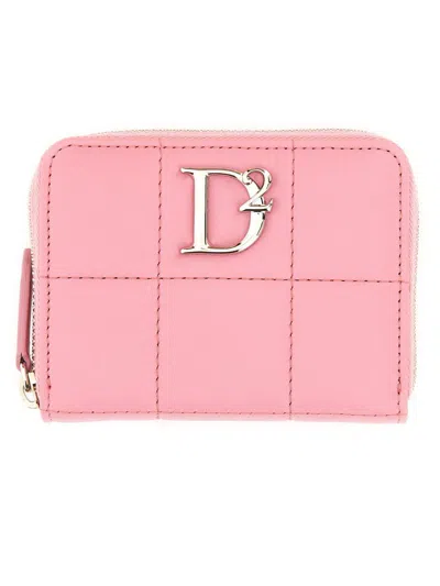 Dsquared2 Dsquared Women Wallet With Logo In Pink