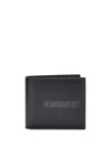 Dsquared2 Compact Design Fold Wallet In Black