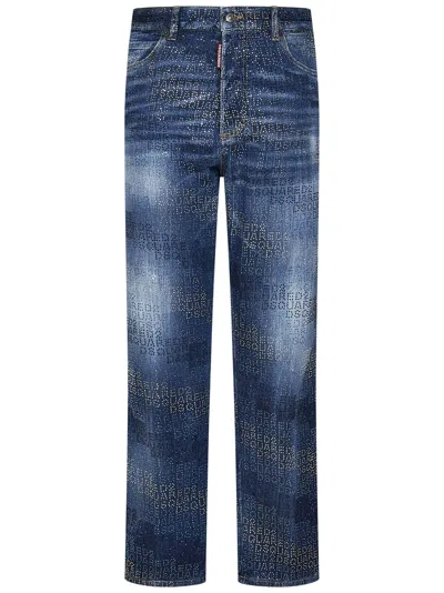 Dsquared2 Wash Boston Jeans In Blue