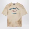 Dsquared2 Graphic Print Distressed T-shirt In Tan