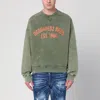 Dsquared2 Relaxed Fit Crew Neck Sweater With Distressed Detailing