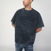 Dsquared2 Washed Grey T-shirt With Logo Men In Gray