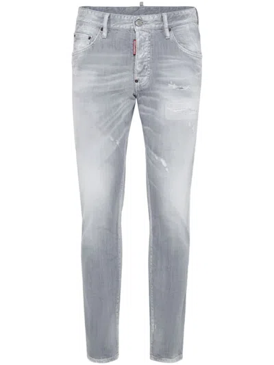 Dsquared2 Washed Tapered Tapered In Grey