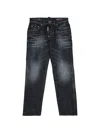 Dsquared2 Washed-effect Jeans In Blue