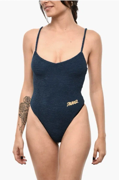 Dsquared2 Wave Motif One Piece Swimsuit Grösse 40