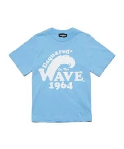 Dsquared2 Wave-print Cotton T-shirt