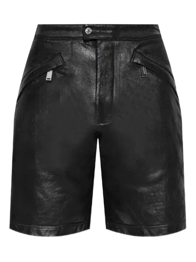 Dsquared2 Waxed Shorts In Black