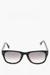 Dsquared2 Wayfarer Sunglasses With Contrasting Logo In Black