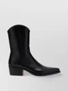 Dsquared2 Western Leather Ankle Boots