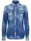 Dsquared2 Dsquared Classic Western Shirt In Blue