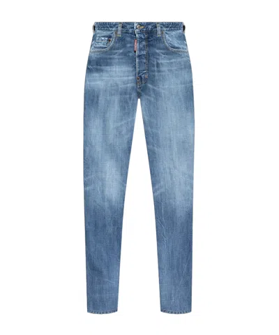 DSQUARED2 DSQUARED2 LOGO LABEL STRAIGHT-LEG JEANS