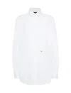 Dsquared2 Maxi Dean Shirt In White