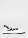 Dsquared2 Logo-embossed Sneakers In White
