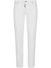 Dsquared2 Low-rise Slim-cut Jeans In White