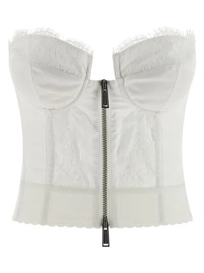 DSQUARED2 WHITE 80S TOP