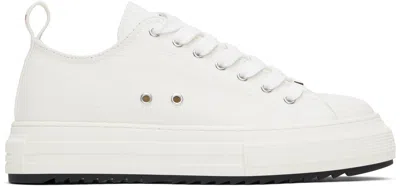 DSQUARED2 WHITE BERLIN SNEAKERS