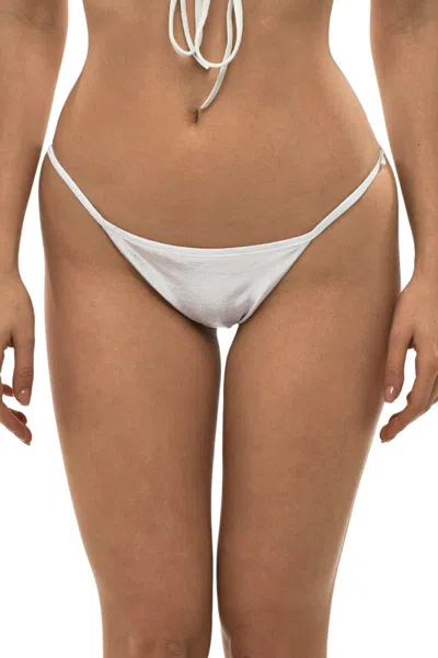 Dsquared2 White Bikini Bottom Swimwear