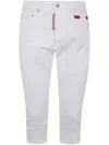 Dsquared2 White Bull Jeans In White