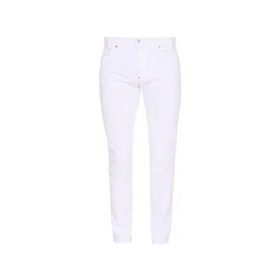 Dsquared2 White Bull Slim Jeans