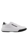 Dsquared2 White Bumper Sneakers In White