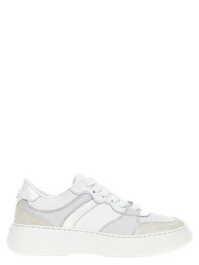 Dsquared2 White Bumper Sneakers