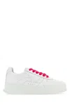 Dsquared2 White Canadian Low Top Sneakers In White