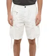 Dsquared2 White Cargo Shorts In White