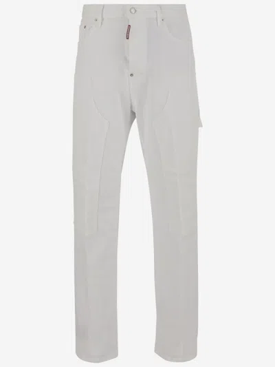 Dsquared2 White Classic Straight Fit Jeans