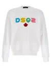 Dsquared2 'chic Fit' Crewneck Sweater In White