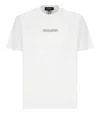 Dsquared2 'cool Fit Tee' White T-shirt With Logo Print On The Front In Cotton Man In White