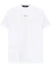Dsquared2 Logo-stamp Cotton-blend T-shirt In White