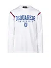 Dsquared2 University-print Long-sleeve T-shirt In White