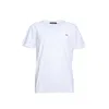 Dsquared2 Relaxed Fit White Cotton Jersey T-shirt In Purple