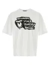 Dsquared2 Cotton T-shirt Collaboration Magliano Graphic Print In White