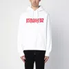 Dsquared2 Logo-printed Hooded Sweatshirt In White
