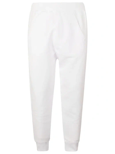 Dsquared2 White Cotton Jersey Pants