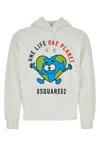 Dsquared2 White Cotton One Life Sweatshirt