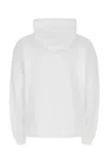 DSQUARED2 WHITE COTTON OVERSIZE SWEATSHIRT