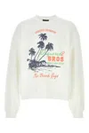 Dsquared2 White Cotton Oversize Sweatshirt In White