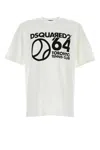 Dsquared2 Dsquared White Cotton Oversize T Shirt In White