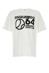 Dsquared2 Dsquared White Cotton Oversize T Shirt In White
