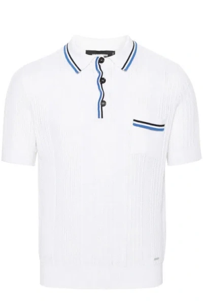 DSQUARED2 DSQUARED2 WHITE COTTON POLO SHIRT