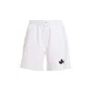 Dsquared2 White Cotton Shorts In White
