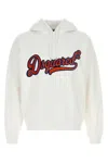 Dsquared2 White Cotton Sweatshirt In White
