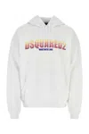 Dsquared2 White Cotton Sweatshirt In White
