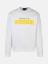 Dsquared2 White Cotton Sweatshirt In White