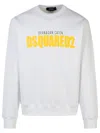 DSQUARED2 WHITE COTTON SWEATSHIRT