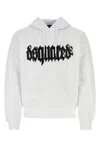 Dsquared2 White Cotton Sweatshirt In White