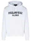 Dsquared2 White Cotton Sweatshirt Men In White