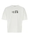 Dsquared2 White Cotton T-shirt With Dsq2 Logo In White